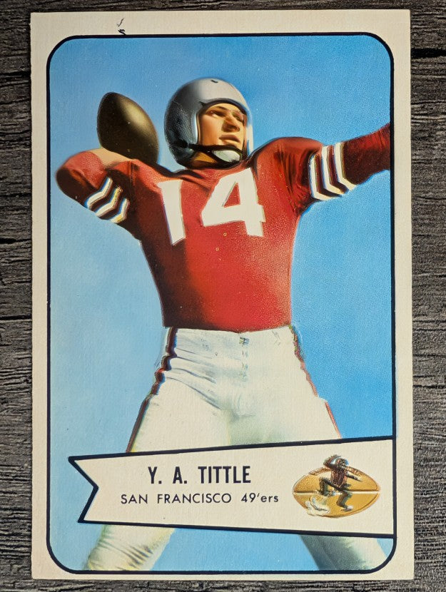 1954 Bowman #42 Y.A.Tittle (EXMT)