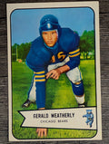 1954 Bowman #47 Gerald Weatherly (EX)