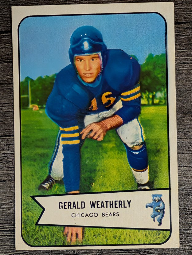 1954 Bowman #47 Gerald Weatherly (EX)