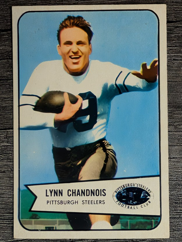 1954 Bowman #49B Lynn Chandnois COR/Name spelled Chandnois (EX)