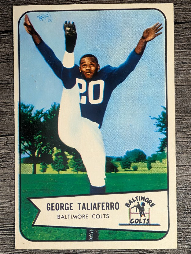 1954 Bowman #50 George Taliaferro (VGEX)