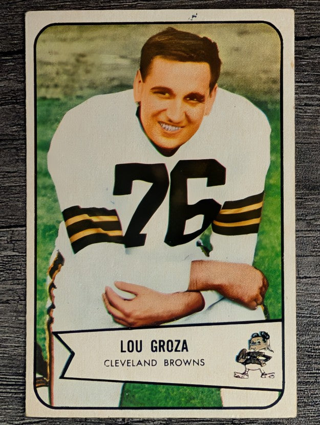 1954 Bowman #52 Lou Groza (VGEX)