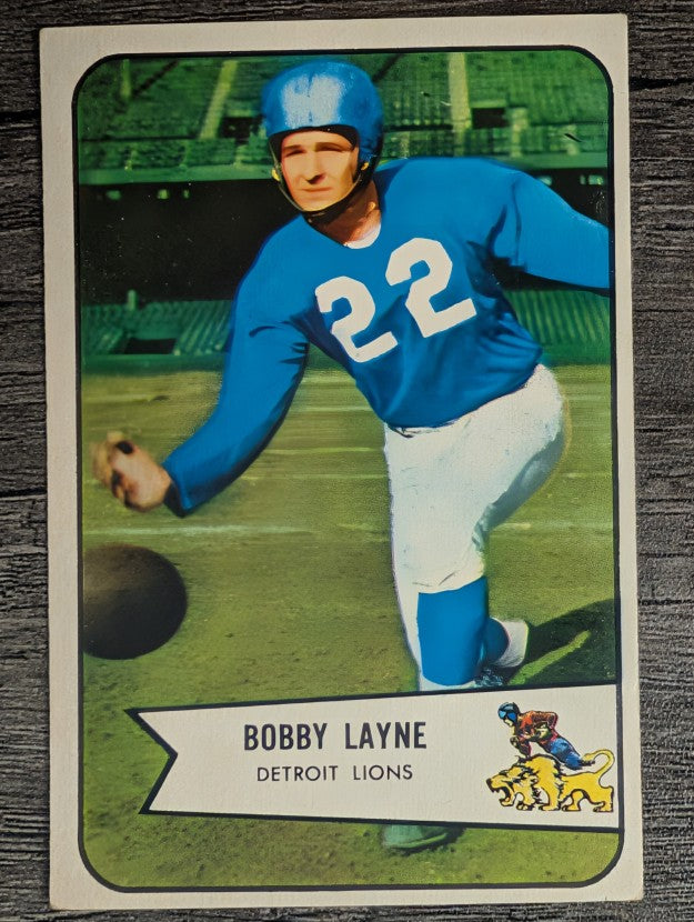 1954 Bowman #53 Bobby Layne (VG)