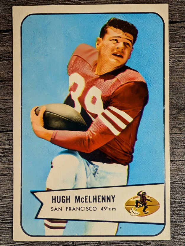 1954 Bowman #54 Hugh McElhenny (VG)