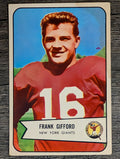 1954 Bowman #55 Frank Gifford (VG)