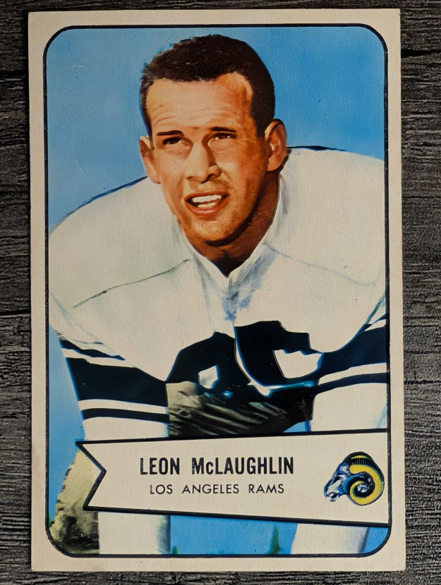 1954 Bowman #56 Leon McLaughlin RC (VGEX)