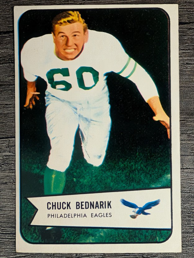 1954 Bowman #57 Chuck Bednarik (EX)