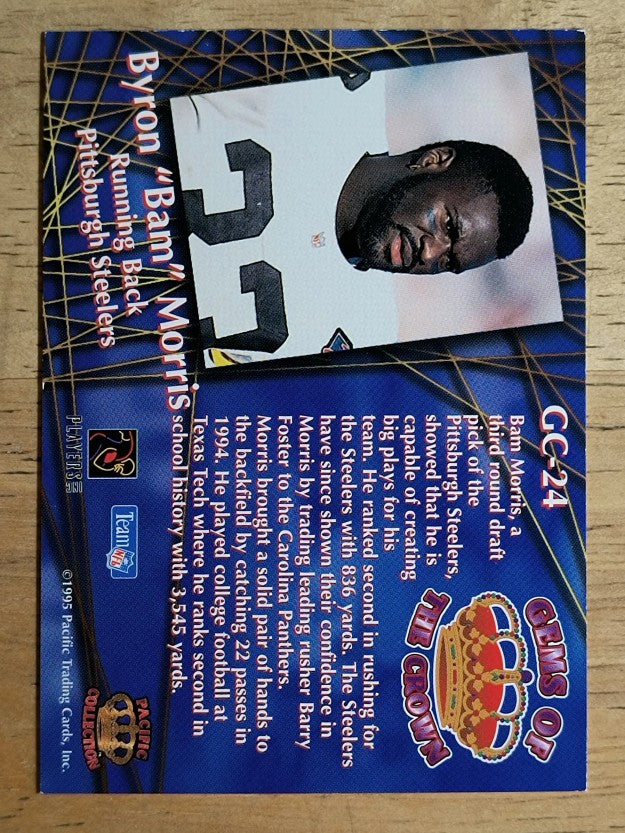 1995 Pacific Gems of the Crown #GC24 Byron Bam Morris