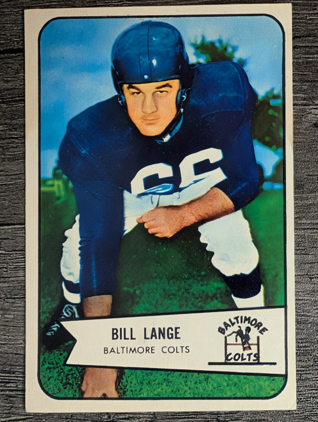 1954 Bowman #62 Bill Lange G RC (EX)