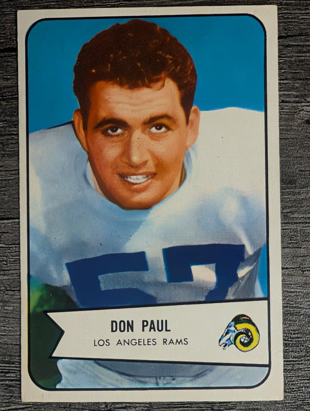 1954 Bowman #68 Don Paul LB SP (EX)