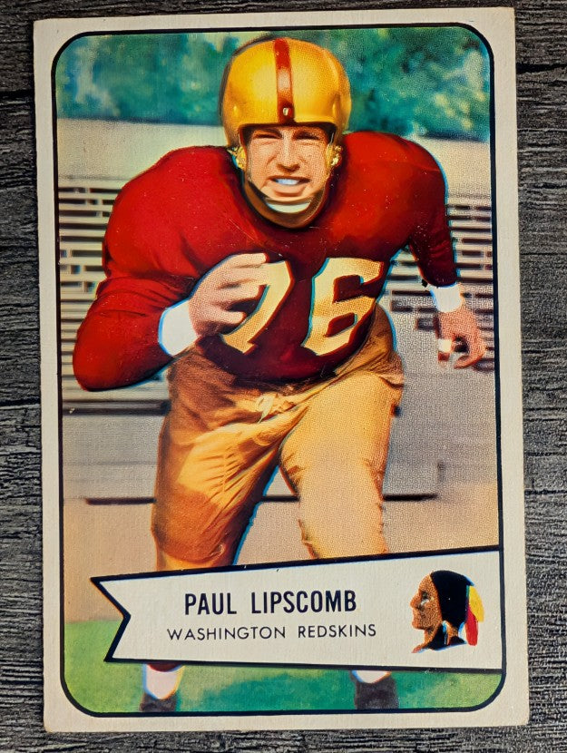 1954 Bowman #83 Paul Lipscomb SP (TRIMMED)