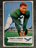 1954 Bowman #87 Kenneth Farragut SP RC (TRIMMED)