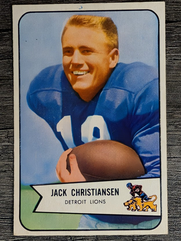 1954 Bowman #100 Jack Christiansen (EX)