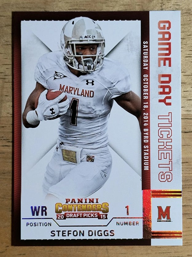 2015 Panini Contenders Draft Picks Game Day Tickets #43 Stefon Diggs