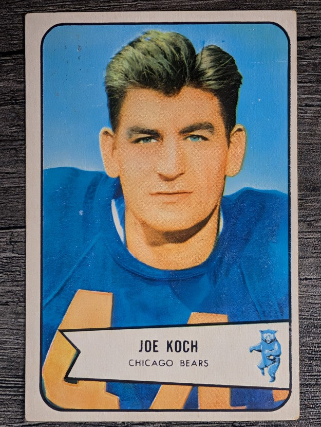 1954 Bowman #127 Joe Koch RC (VGEX)
