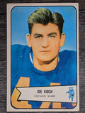 1954 Bowman #127 Joe Koch RC (VGEX)