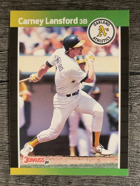 1989 Donruss #243 Carney Lansford
