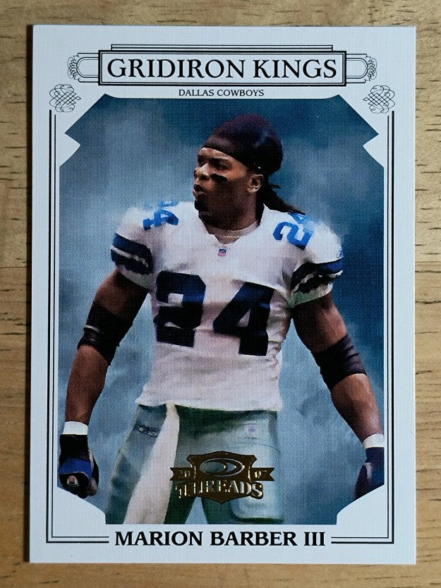 2007 Donruss Threads Pro Gridiron Kings Gold #28 Marion Barber