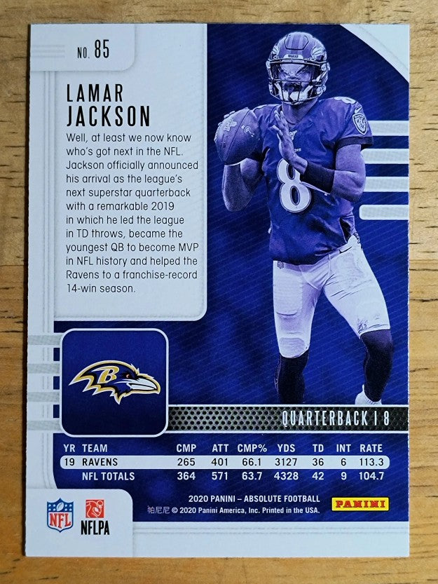 2020 Absolute Retail #85 Lamar Jackson