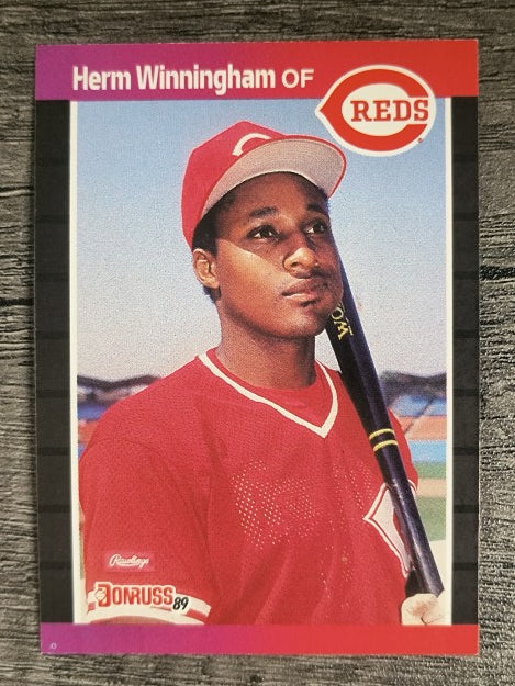 1989 Donruss #435 Herm Winningham