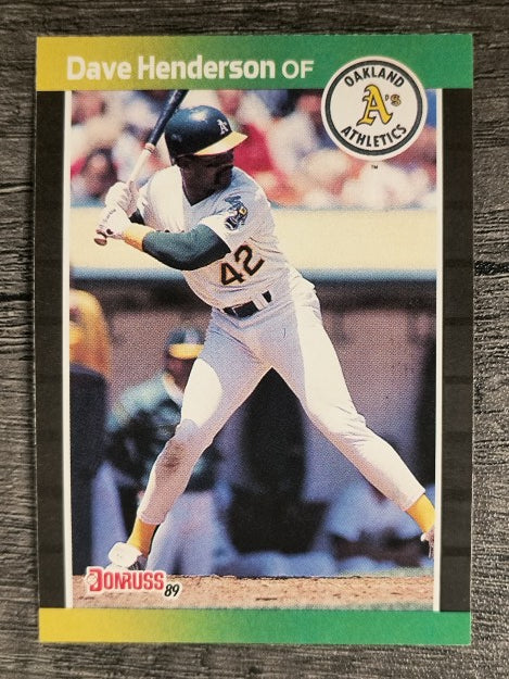 1989 Donruss #450 Dave Henderson