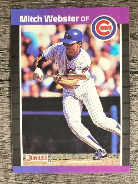 1989 Donruss #459 Mitch Webster