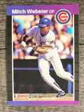 1989 Donruss #459 Mitch Webster