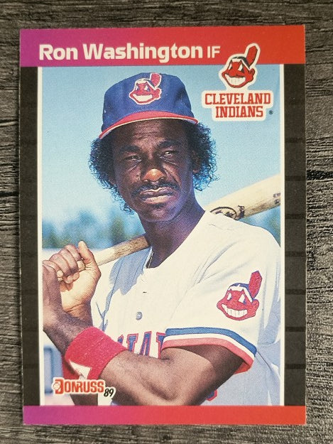 1989 Donruss #468 Ron Washington