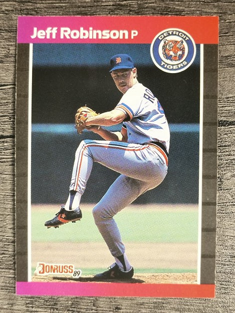 1989 Donruss #470 Jeff M. Robinson