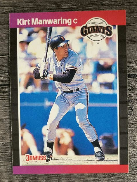 1989 Donruss #494 Kirt Manwaring