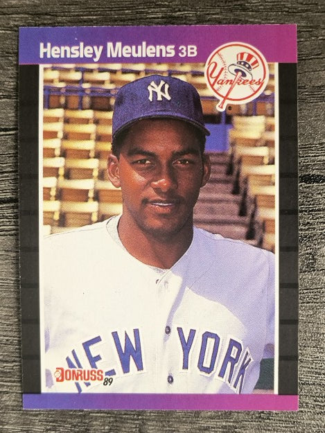 1989 Donruss #547 Hensley Meulens RC