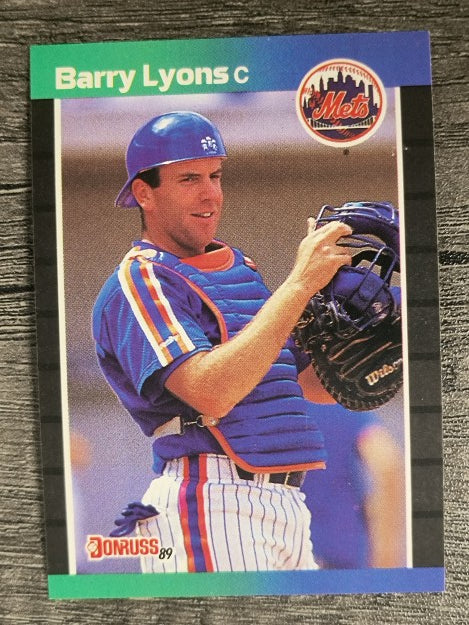 1989 Donruss #572 Barry Lyons