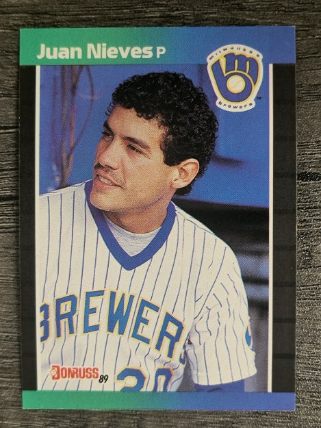 1989 Donruss #575 Juan Nieves