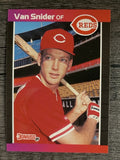 1989 Donruss #586 Van Snider
