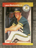 1989 Donruss #621 Lance Blankenship RC