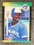 1989 Donruss #627 Nelson Liriano