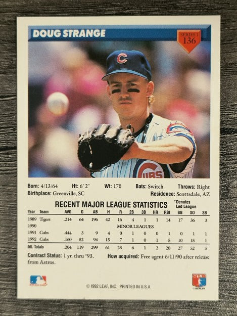1993 Donruss #136 Doug Strange