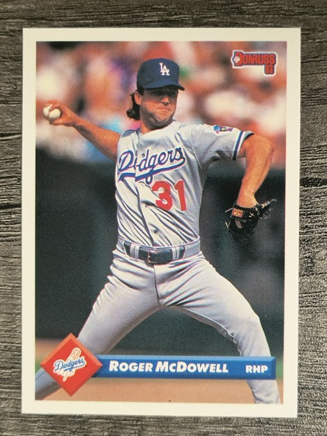 1993 Donruss #350 Roger McDowell