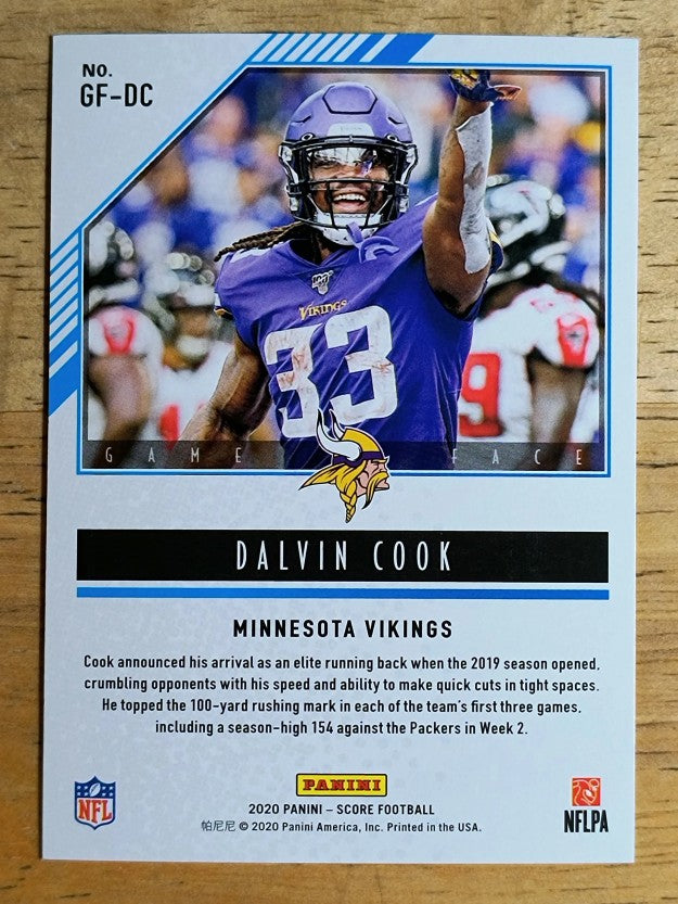2020 Score Game Face #12 Dalvin Cook