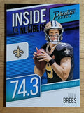 2020 Prestige Inside the Numbers #4 Drew Brees
