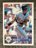 1993 Donruss #786 Alex Cole
