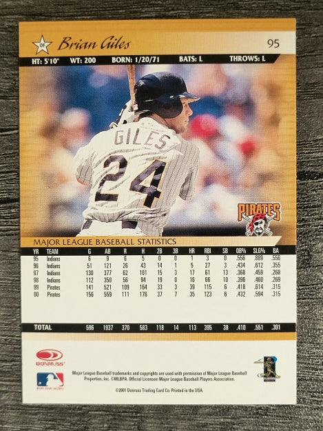 2001 Donruss #95 Brian Giles