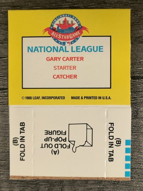 1989 Donruss Pop-Ups #NNO Gary Carter