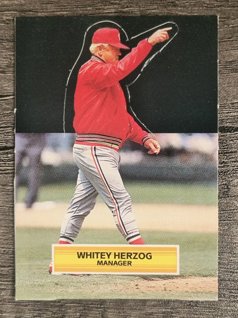 1989 Donruss Pop-Ups #NNO Whitey Herzog MG