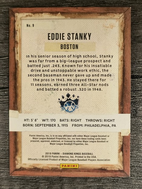 2019 Diamond Kings #9 Eddie Stanky