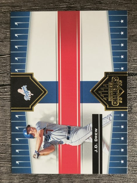 2005 Donruss Champions #61 J.D. Drew Dgr