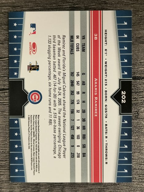 2005 Donruss Champions #202 Aramis Ramirez Cubs