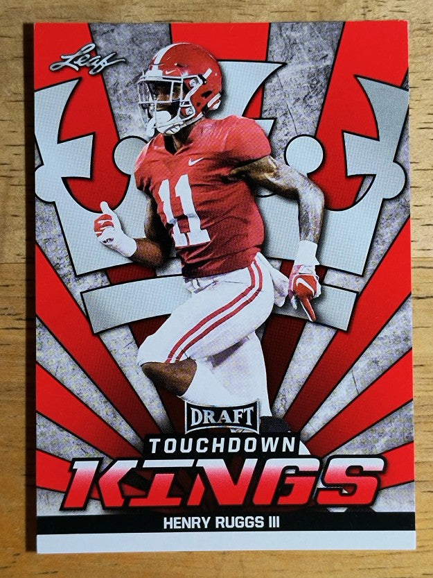 2020 Leaf Draft Red #79 Henry Ruggs III TK