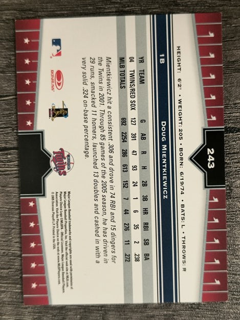 2005 Donruss Champions #243 Doug Mientkiewicz Twins