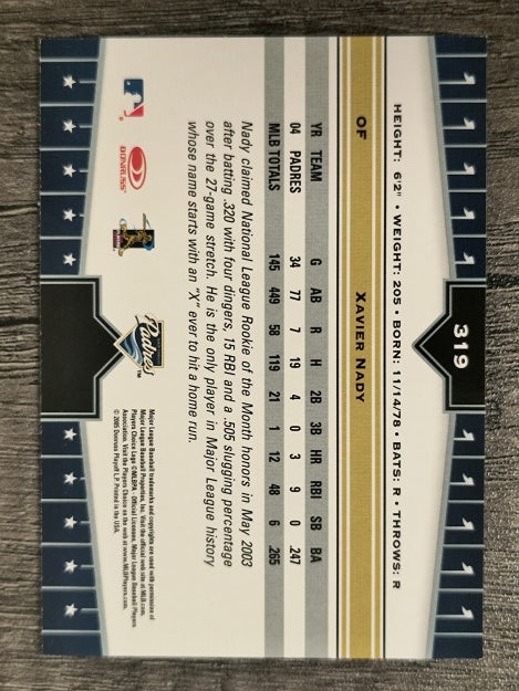 2005 Donruss Champions #319 Xavier Nady
